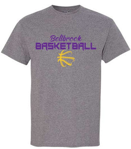 BMS Bellbrook Basketball Graphite Heather T-Shirt