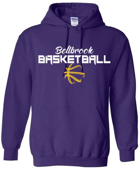 BMS Bellbrook Basketball Purple Hoodie