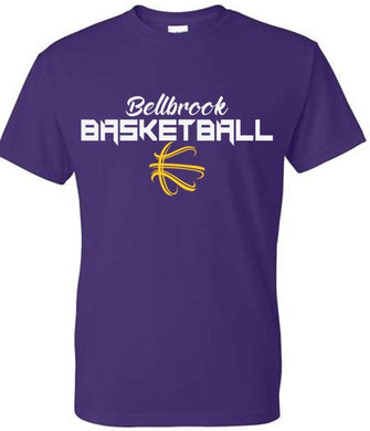 BMS Bellbrook Basketball Purple T-Shirt