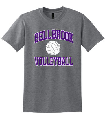 Bellbrook Middle School Volleyball Graphite Heather T-Shirt