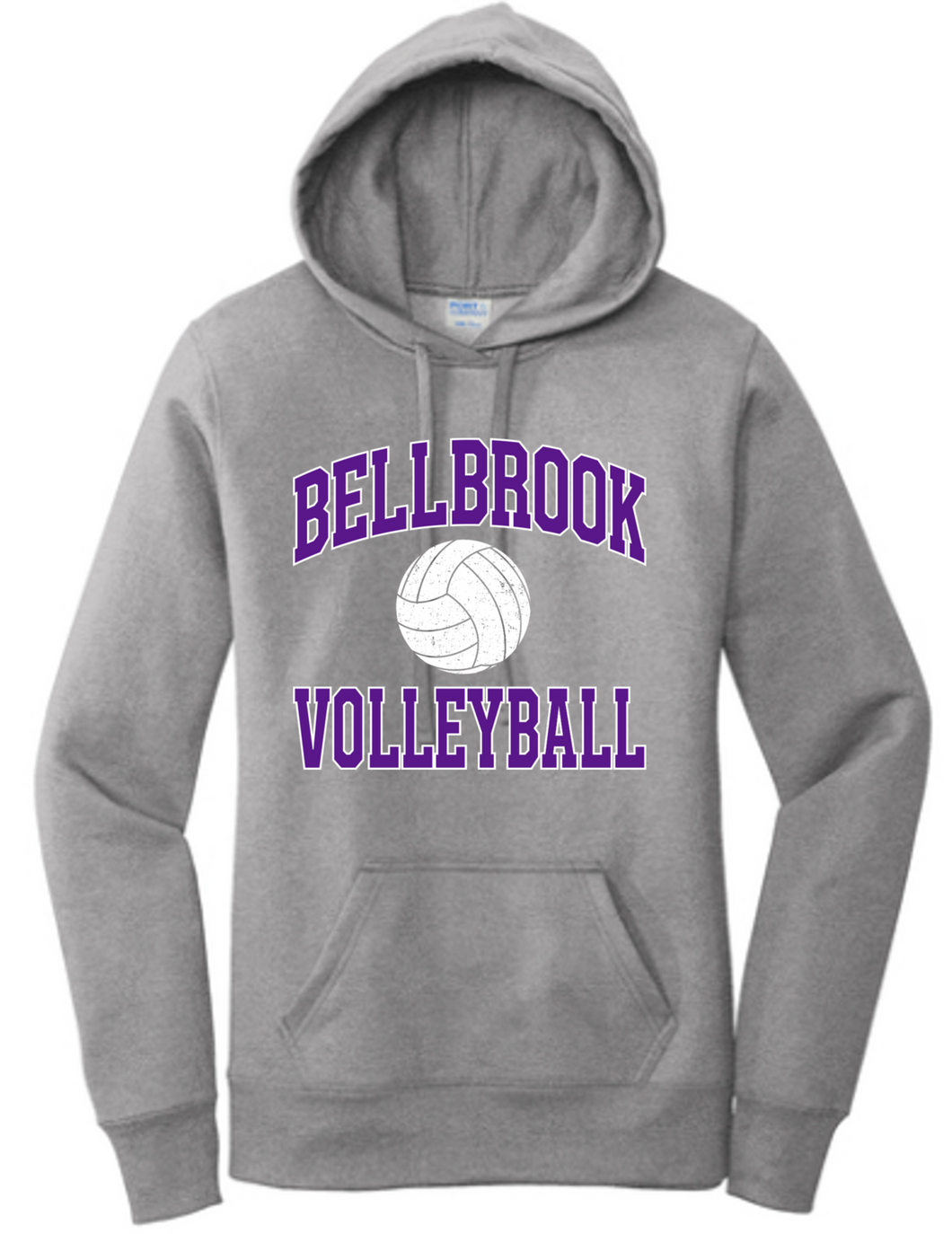 Bellbrook Middle School Volleyball LADIES Athletic Heather Hoodie