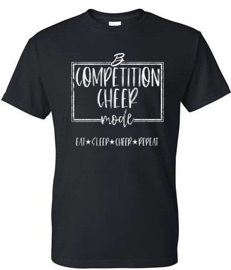 Competition Cheer Mode Black T-Shirt