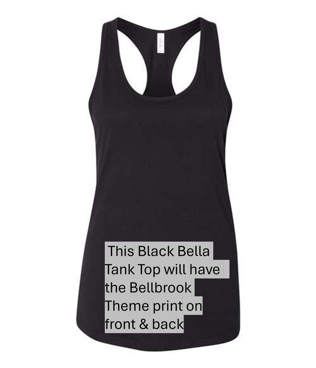 BELLBROOK THEME ONLY LADIES TANK TOP (No 