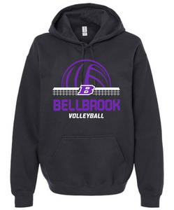 BHS Volleyball Adult Black Softstyle Hoodie - "PLAYER'S FAVORITE"