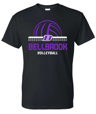 BHS Volleyball Black Softstyle T-Shirt