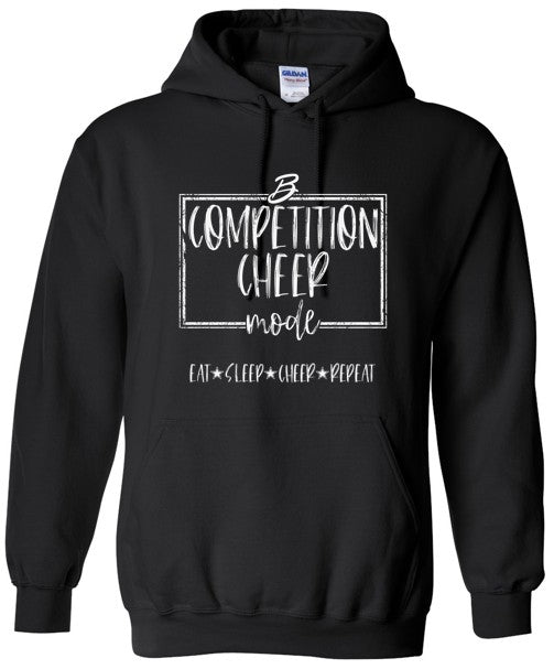 Competition Cheer Mode Black Hoodie