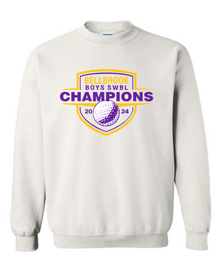 Bellbrook HS BOYS Golf - 2024 SWBL Champions White Sweatshirt