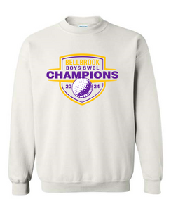 Bellbrook HS BOYS Golf - 2024 SWBL Champions White Sweatshirt