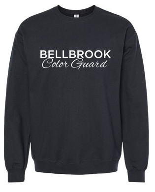 Bellbrook Color Guard Black Crewneck Sweatshirt