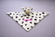 Baby Lovey - Grey & White Cow Security Blanket