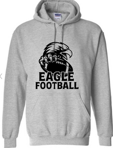 WE Cheer "Eagle Football" Sport Grey Hoodie