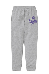 "Go Eagles" Athletic Grey Fleece Jogger
