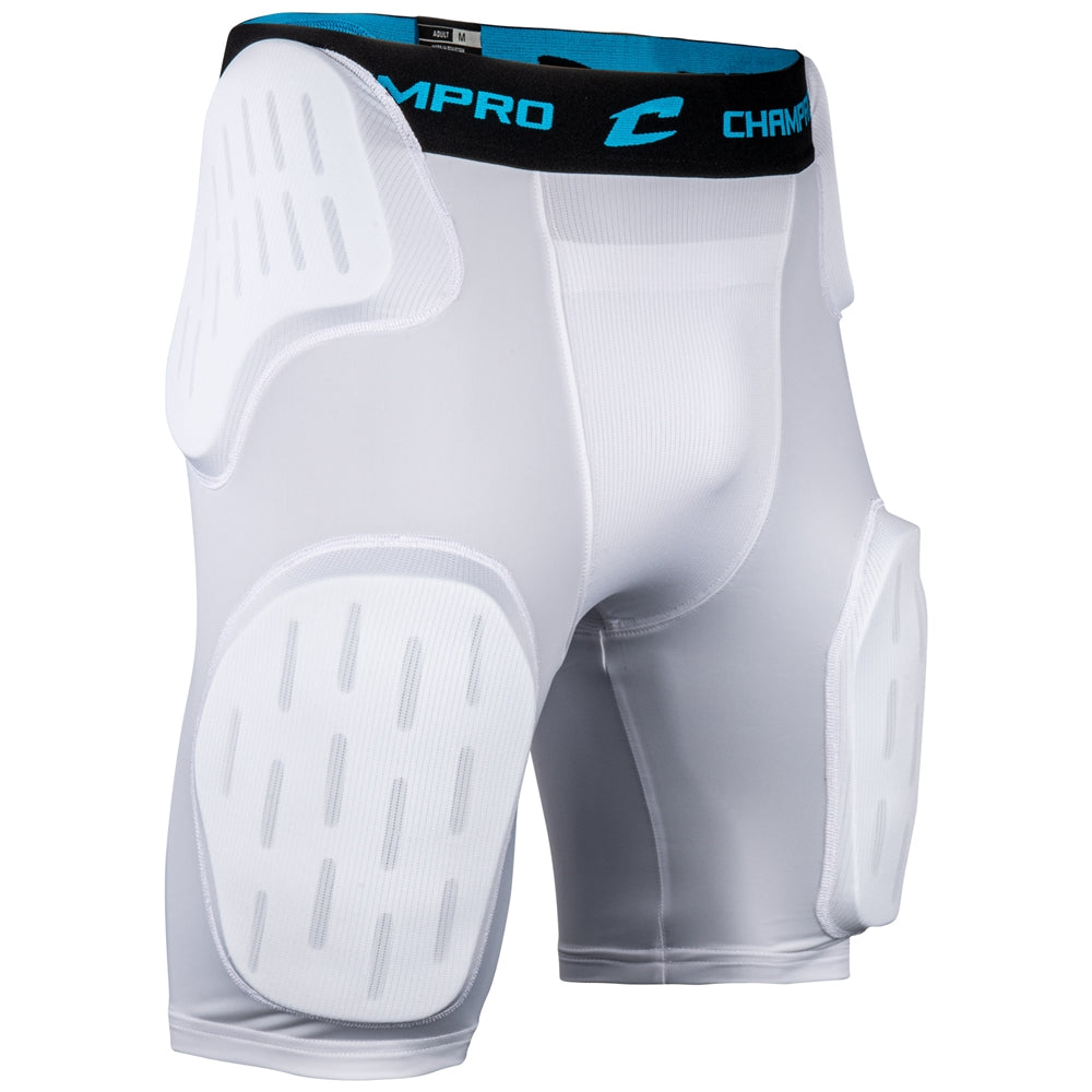 Bellbrook Middle School Football 5-PAD FORM White Integrated Girdle (Optional)