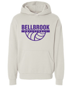 "PLAYER'S FAVORITE" - BHS Volleyball Adult Premium Oversized Ivory Hoodie