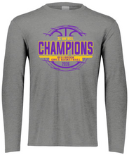 BHS Girls Basketball SWBL Champions Heather Grey Long Sleeve Tri-Blend Shirt