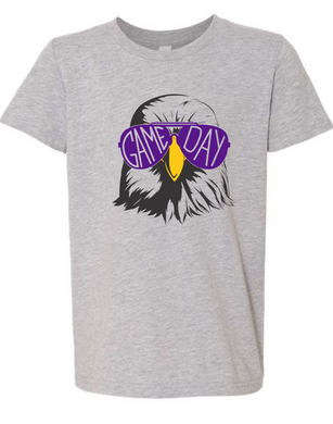 Wee Eagles Cheer Game Day Athl. Heather Bella+Canvas T-Shirt