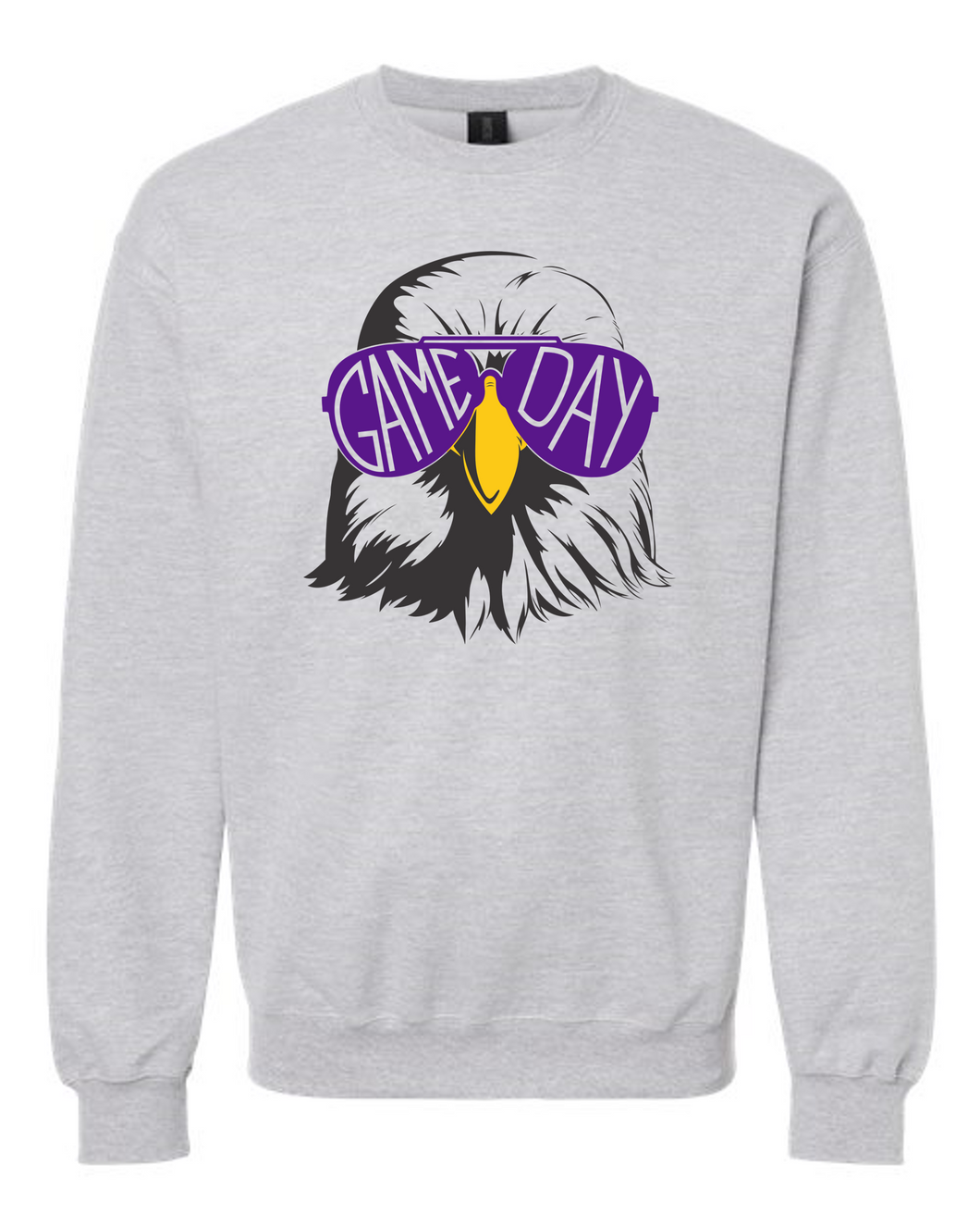 Wee Eagles Cheer Game Day Sport Grey Sweatshirt