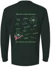 Girl Scout Forest Green Long Sleeve Shirt