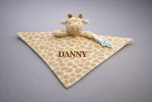 Baby Lovey - Tan & Brown Giraffe Security Blanket