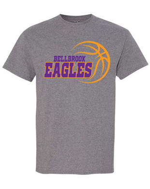 BMS Basketball Graphite Heather Spirit Wear T-Shirt