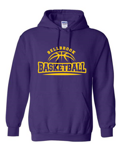 BMS Basketball Purple Spirit Wear 50/50 Hoodie