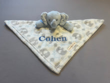 Baby Lovey - Blue & Grey Elephant Security Blanket