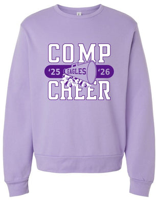 Eagles '25-'26  Comp Cheer Lavender Crewneck Sweatshirt