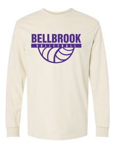 BHS Volleyball Natural 100% Cotton Long Sleeve Shirt