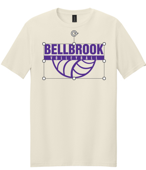 BHS Volleyball Softstyle Natural T-Shirt