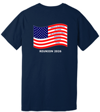 Reunion 2026 Bella Canvas Navy T-Shirt