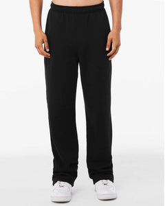 BHS Volleyball Adult Black Open Bottom Sweatpant