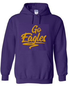 "Go Eagles" Purple Hoodie