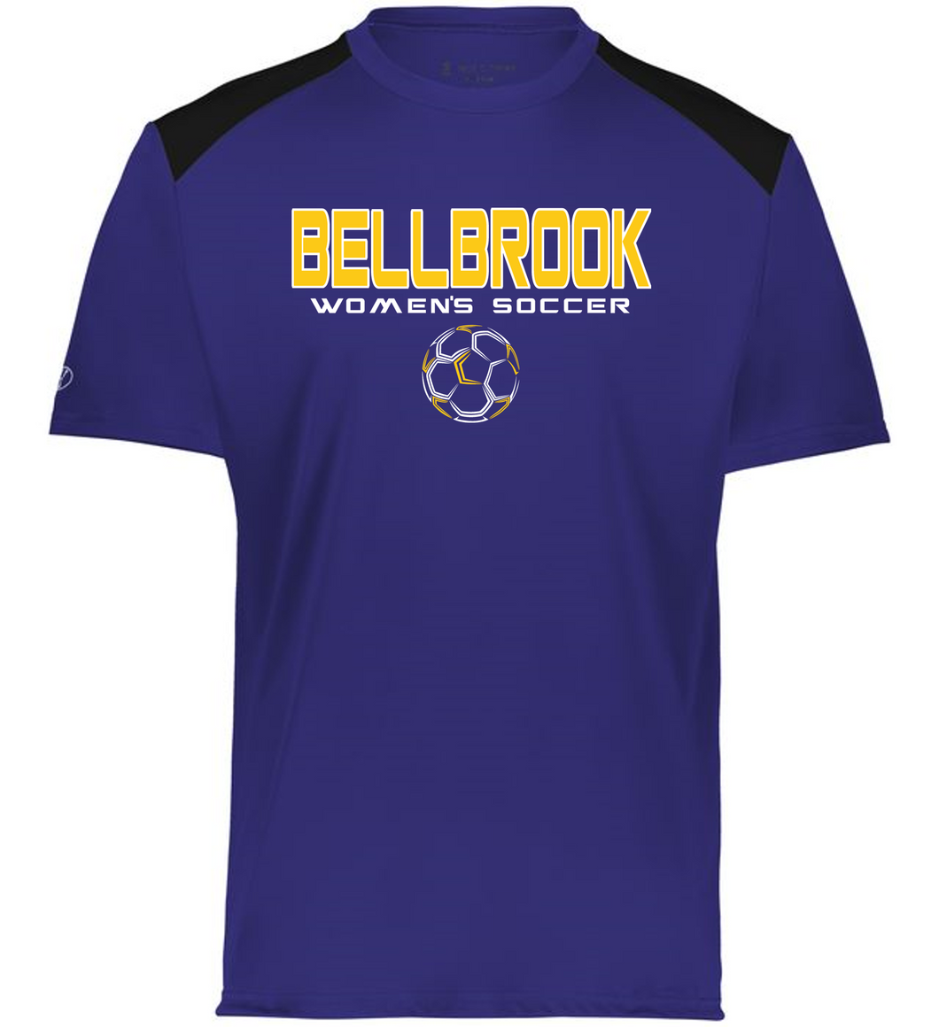 BHS Women's Soccer Adult Purple/Black Dri-Fit Shirt