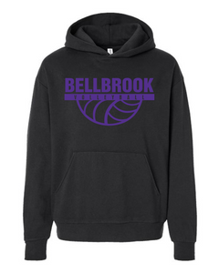 "PLAYER'S FAVORITE" - BHS Volleyball Premium Oversized Black Hoodie