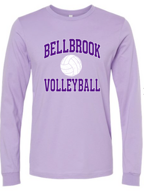 Bellbrook Middle School Volleyball Lavender Long Sleeve Shirt