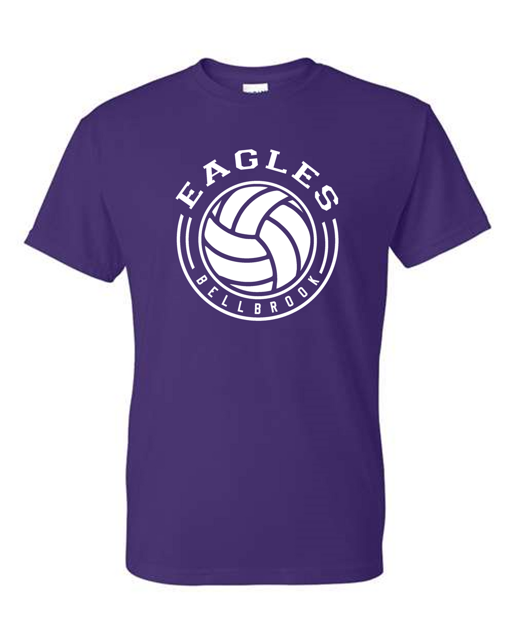 Bellbrook Middle School Volleyball Purple T-Shirt