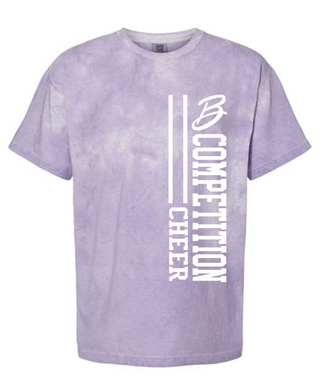 Script B Competition Cheer Amethyst Color Blast T-Shirt