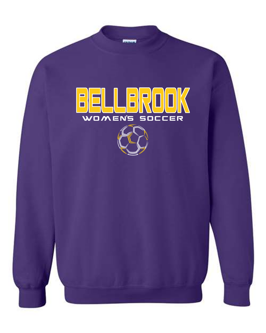BHS Women's Soccer Purple Crewneck Sweatshirt