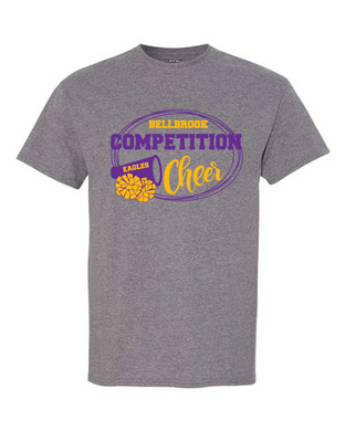 Competition Cheer Megaphone Graphite Heather T-Shirt