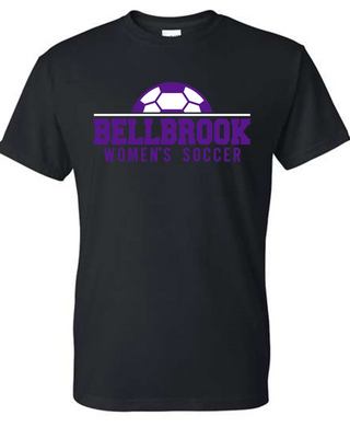 BHS Women's Soccer Adult Black 50/50 T-Shirt