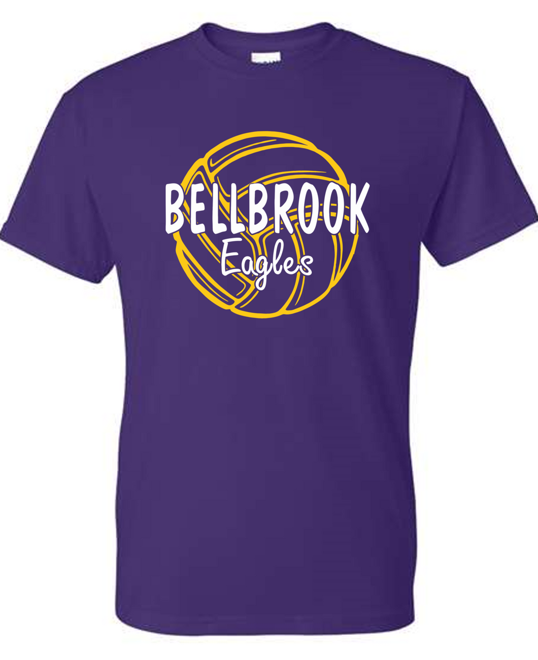 Bellbrook Middle School Volleyball Purple T-Shirt