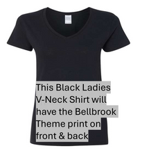 BELLBROOK THEME ONLY LADIES V-NECK SHIRTS (No "CLASS OF" on Back)