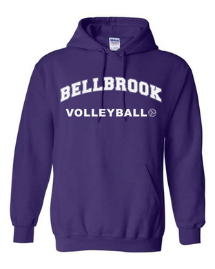 BHS Volleyball Purple 50/50 Hoodie