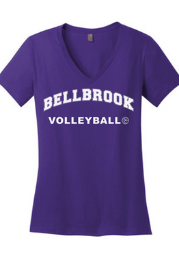 BHS Volleyball Ladies V-Neck T-Shirt