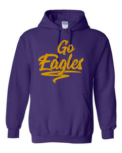 "Go Eagles" Purple Hoodie