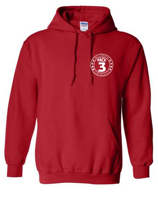 Bellbrook Boy Scout Pack 3 Red Hoodie