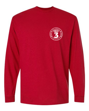 Bellbrook Boy Scout Pack 3 Red Long Sleeve T-Shirt