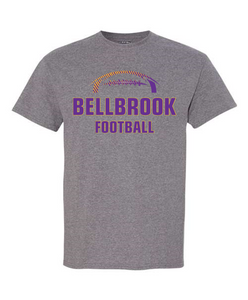 BMS Football Spiritwear Graphite Heather T-Shirt for Players & Parents