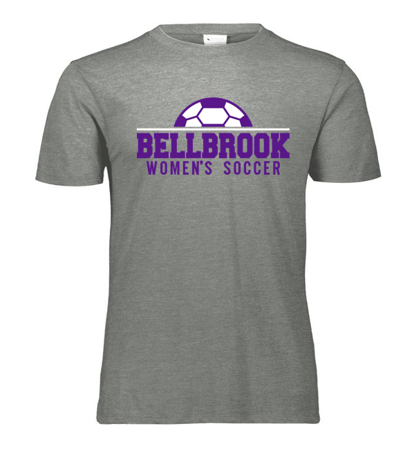 BHS Women's Soccer Adult Heather Grey Tri-Blend Shirt