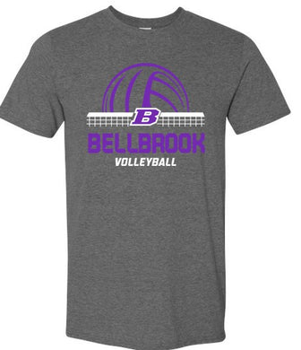 BHS Volleyball Dk. Heather Grey Softstyle T-Shirt